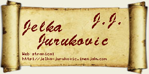 Jelka Juruković vizit kartica